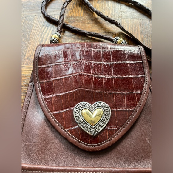 Brighton Crossbody Leather Brown Bag - Picture 3 of 14